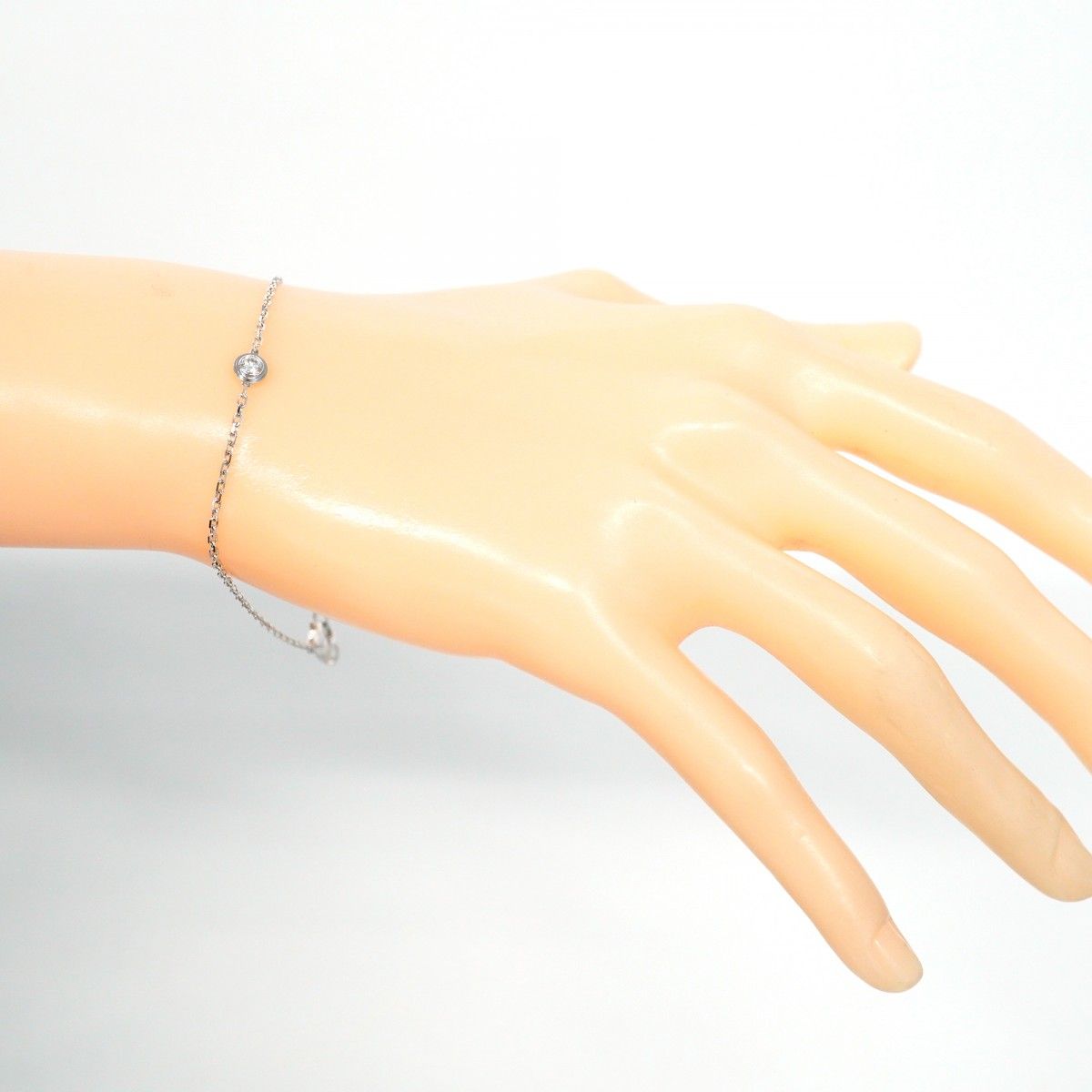 カルティエ ダムール sm ブレスレット ホワイトゴールド ダイヤモンド