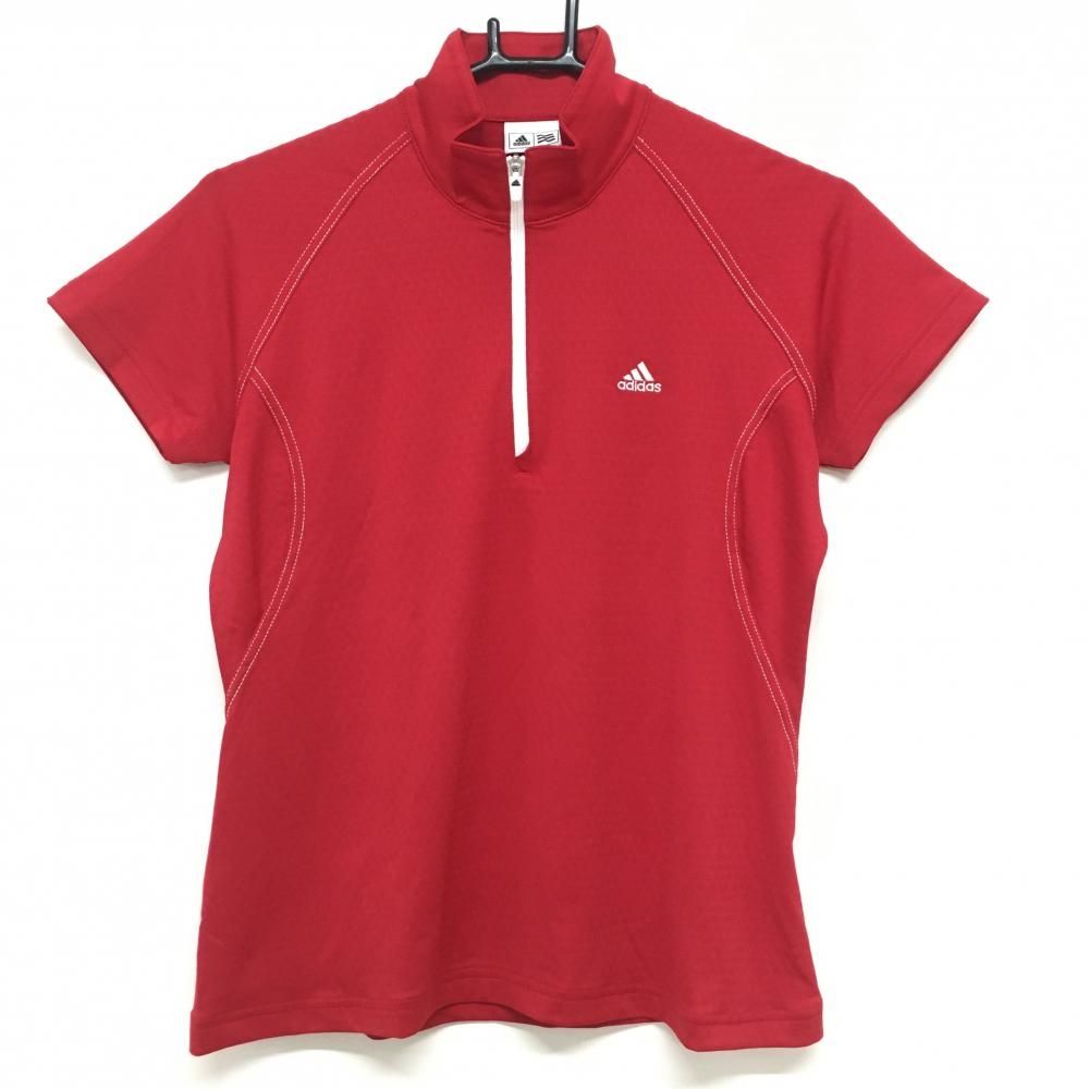 アディダス 半袖ハイネックシャツ 白×黒 肩3ライン レディース S ゴルフウェア adidas（美品）／10%OFF価格 : レオナード - 通販  - Yahoo!ショッピング