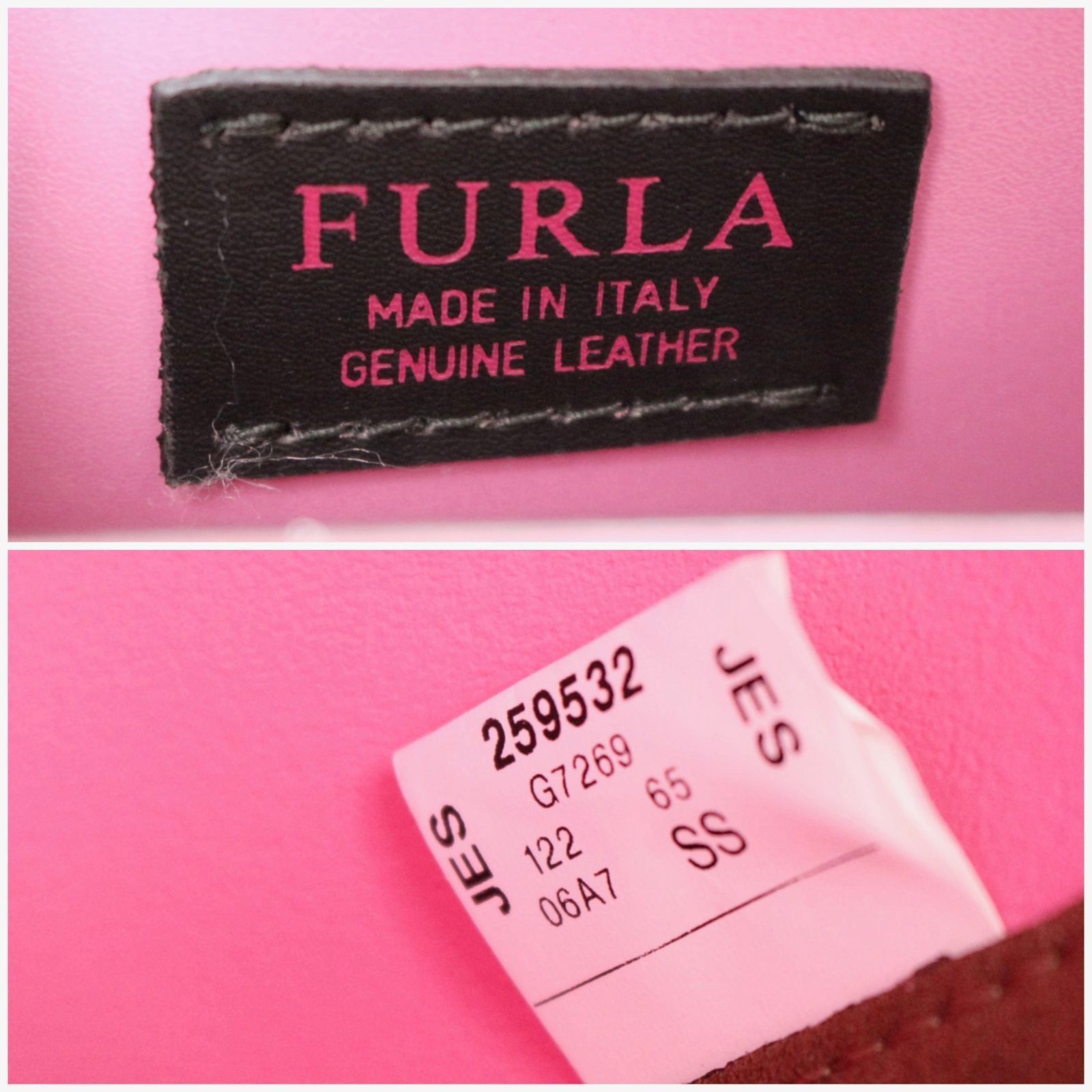 フルラ G7269 ミラノ 2way ショルダーバッグ ハンドバッグ ラウンドフォルム レザー 本革 ピンク pink FURLA - メルカリ