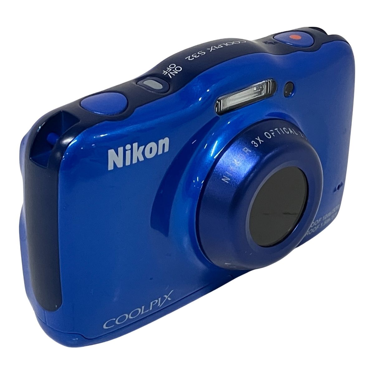 Nikon COOLPIX S32 コンパクトデジタルカメラ 防水 コンデジ デジカメ ホワイト ニコン カメラ F10501224