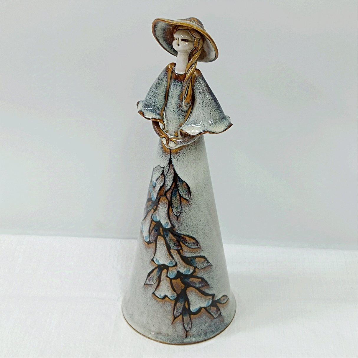 布引焼　女性　陶芸　置物　オブジェ 布引焼 女性 陶芸 置物 オブジェ