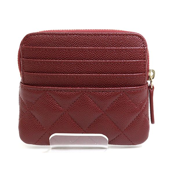 シャネル CHANEL クラシック ジップ コインパース キャビア