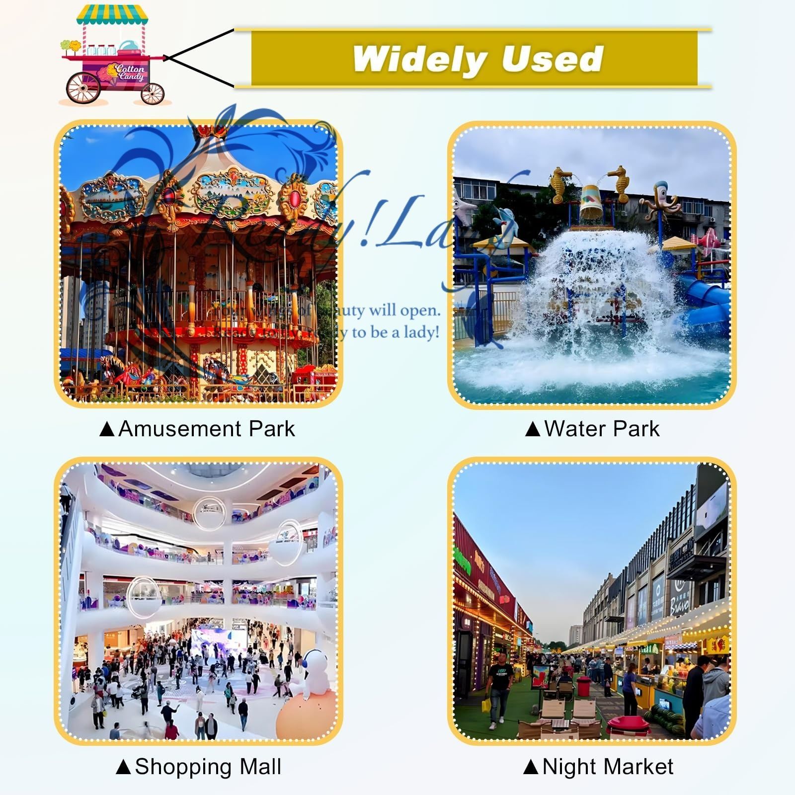 モバイルフードマーケットストールの道端ストールディスプレイラック