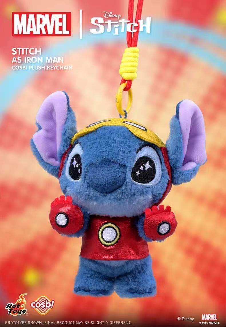 cosbi「マーベル×スティッチ」 ぬいぐるみ ストラップ ブラインド ボックス TOPTOY MARVEL STITCH COSBI COLLECTION PLUSH SERIES BLIND BOX