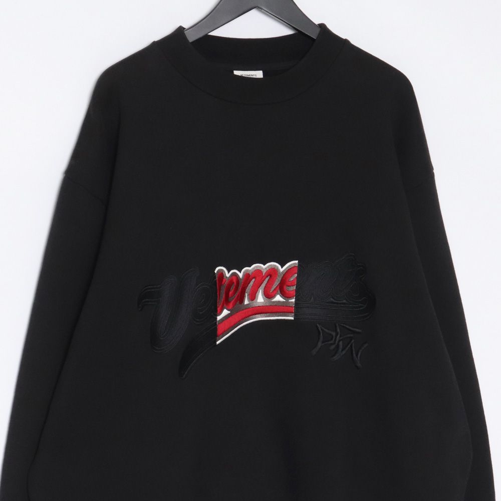 VETEMENTS 18SS ベースボールロゴオーバーサイズTシャツ vetements ベースボールロゴ VETEMENTS 18SS ベースボールロゴオーバー
