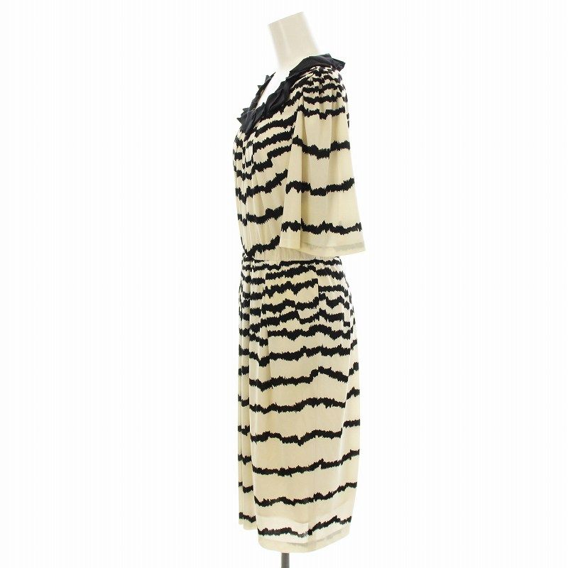 新品未使用 LANVIN ランバン ウール 半袖 ワンピース ウールデニムワンピース | LANVIN COLLECTION (Women)/ランバン
