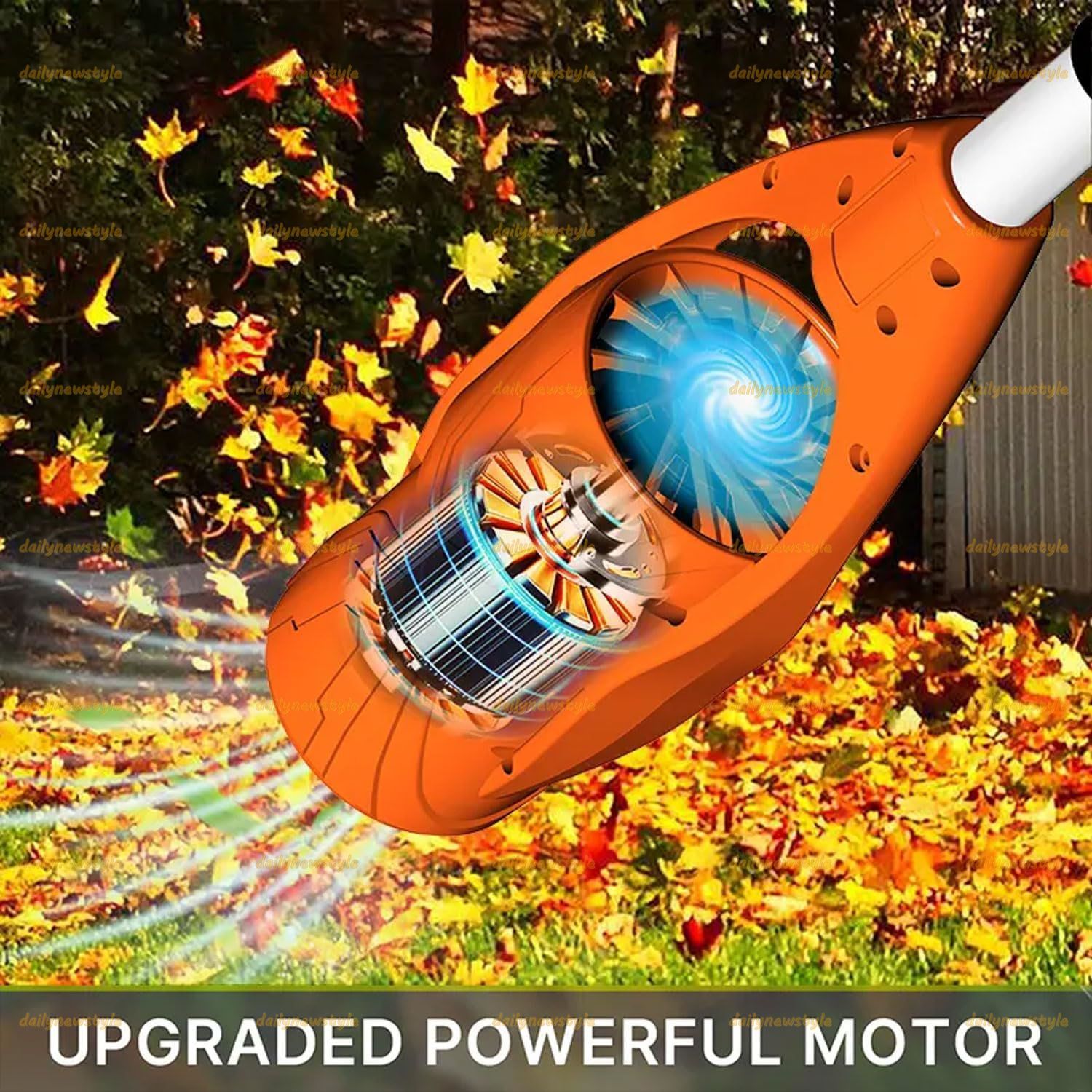 人気推薦◆折りたたみ式ハンドヘルドリーフブロワー 400W