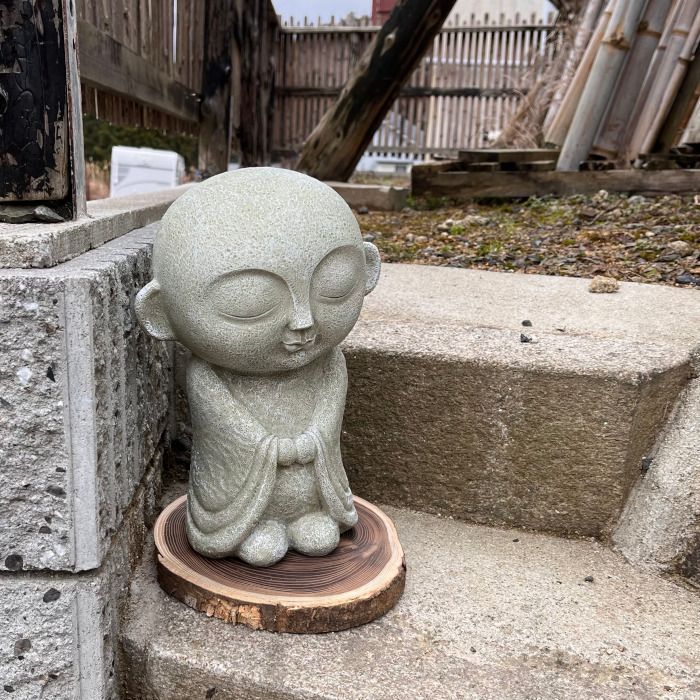 お地蔵さん 大 EV17503A 笠無し かわいい ガーデンファニチャー