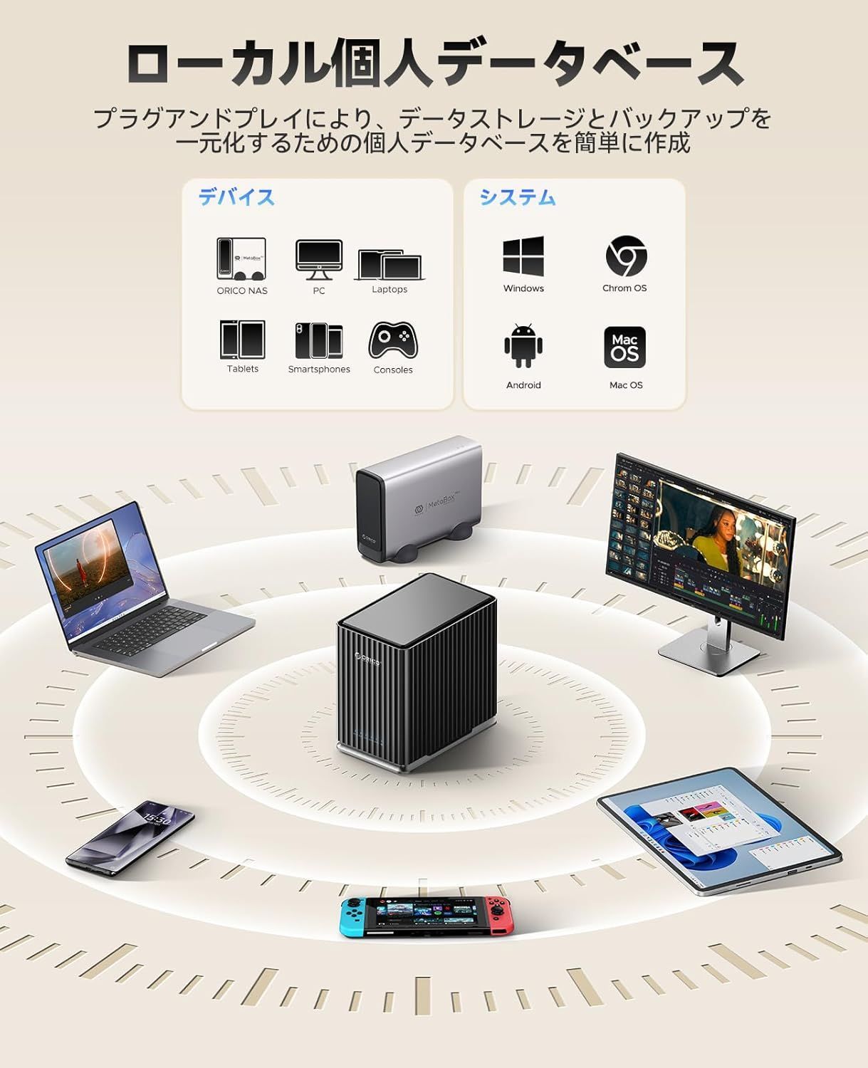 HDDケース 5台分