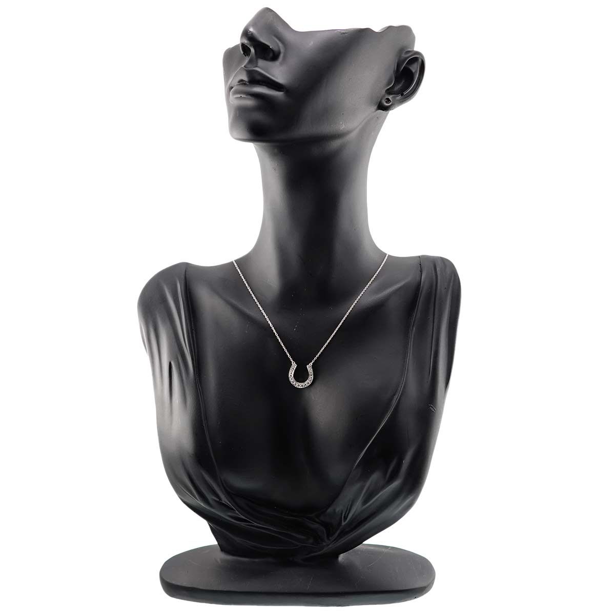 ティファニー TIFFANY&CO. ホースシュー ダイヤ ネックレス 41cm Pt  