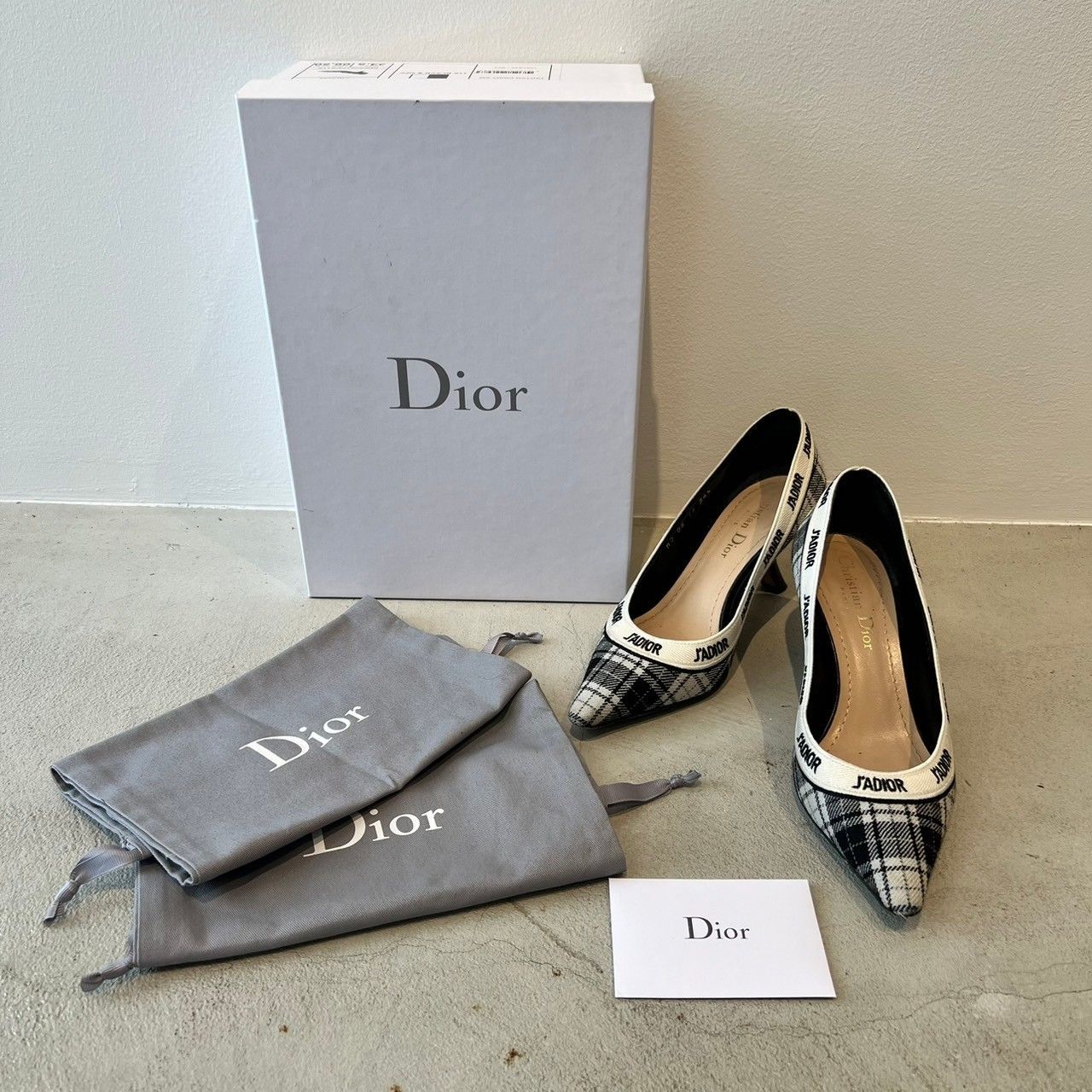 Dior ディオールjadior ジャディオールホワイトパンプス