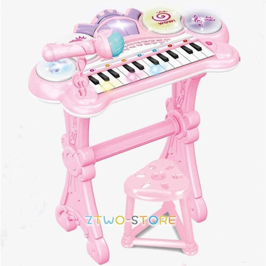 UQTOO 楽器おもちゃ 子供 多機能 ピアノ・鍵盤楽器の玩具 赤ちゃん 
