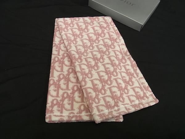 未使用 Christian Dior  トロッター柄 バスタオル(変色あり) □新品□未使用□ ChristianDior ディオール トロッター