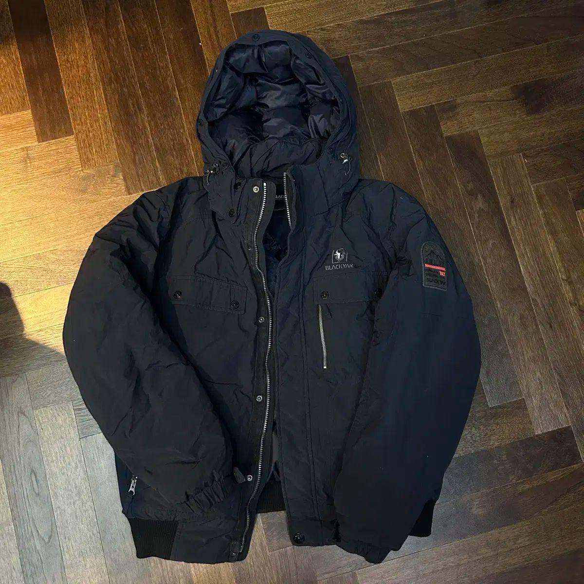 【雷市場（ポンジャン）商品韓国直送】 Blackyak BLACK YAK(ブラックヤク) ダックダウン 重い ショートダウン ダウンジャケット