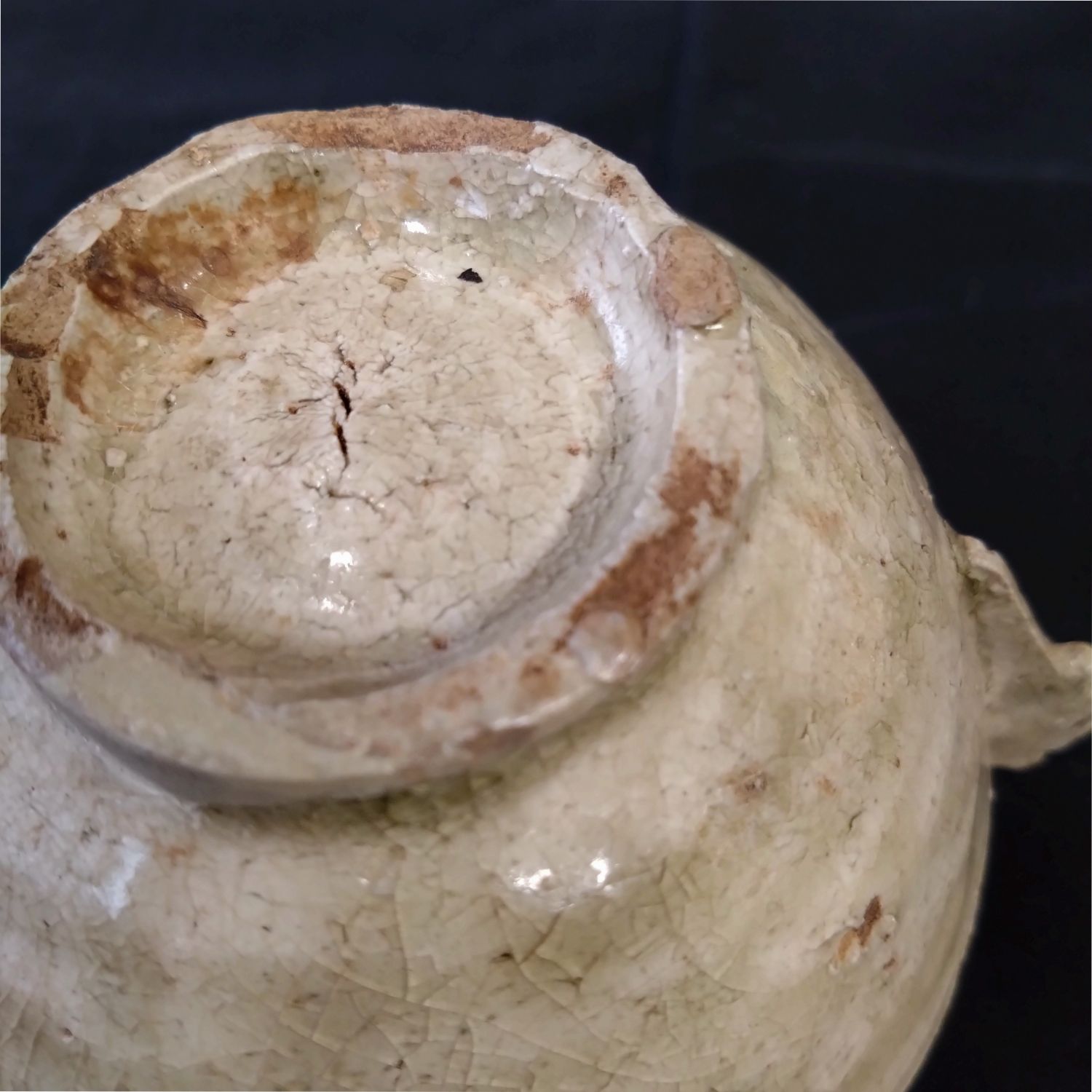 李朝　白磁　耳盃 李朝耳盃 White Porcelain Sake Cup with Handles | すべての