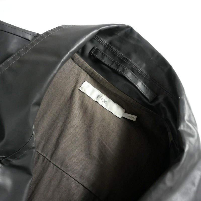 ETHOS コーティングジャケット エトス ETHOS 塩化ビニールコーティング ライダースジャケット