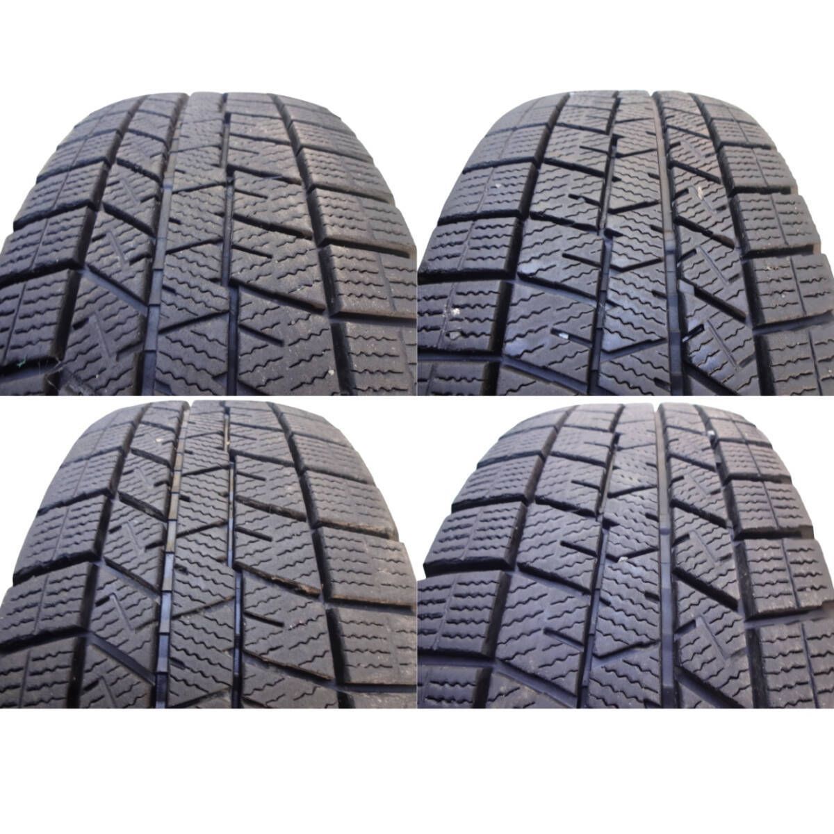 185|60R15 2020年製 冬用 4本 7.5分山 ダンロップ WINTER MAXX 03 スタッドレス Snow タイヤ アクア フィット シエンタ 5898