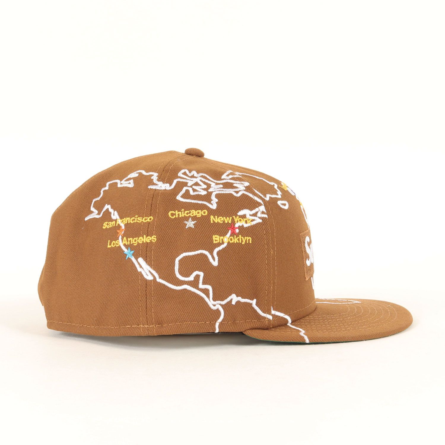 【極美品】シュプリーム Supreme キャップ ブラウン 新品】Supreme シュプリーム キャップ ブラウン サイズ:7 5/8