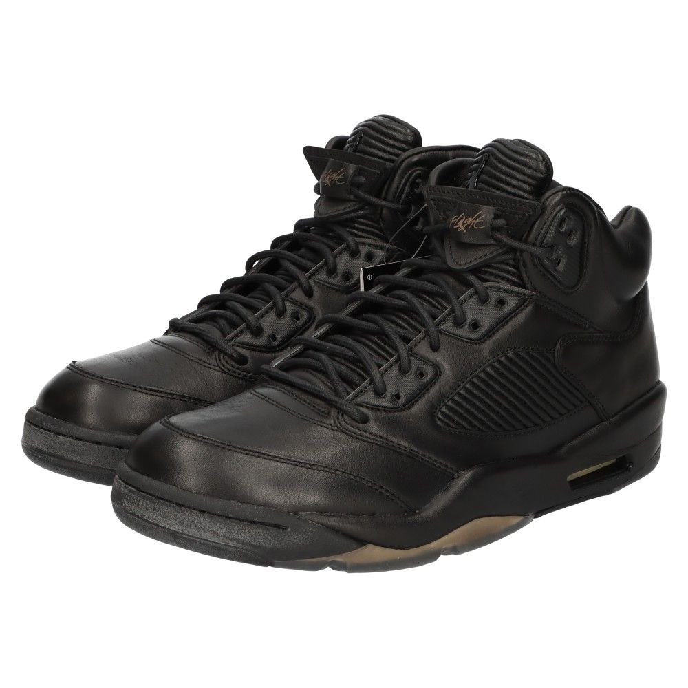 NIKE (ナイキ) AIR JORDAN 5 RETRO PREMIUM Triple Black エアジョーダン5 ミドルカット スニーカー  トリプルブラック US11/29cm 881432-010 - メルカリ