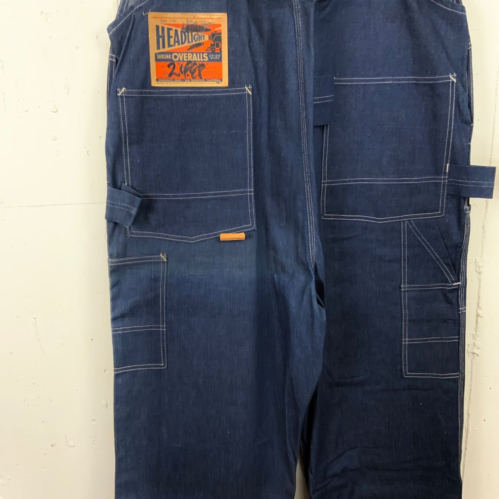 xxx　headlight  40年代　50年代　オーバーオール 50's HEAD LIGHT ヘッドライト OVERALL オーバーオール INDIGO