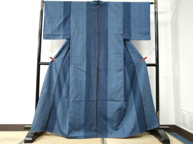 平和屋着物●上質な紬　変わり縞　正絹　逸品　CAAW8493yc 平和屋着物○上質な紬 変わり縞 正絹 逸品 CAAW8493yc 平和屋着物○