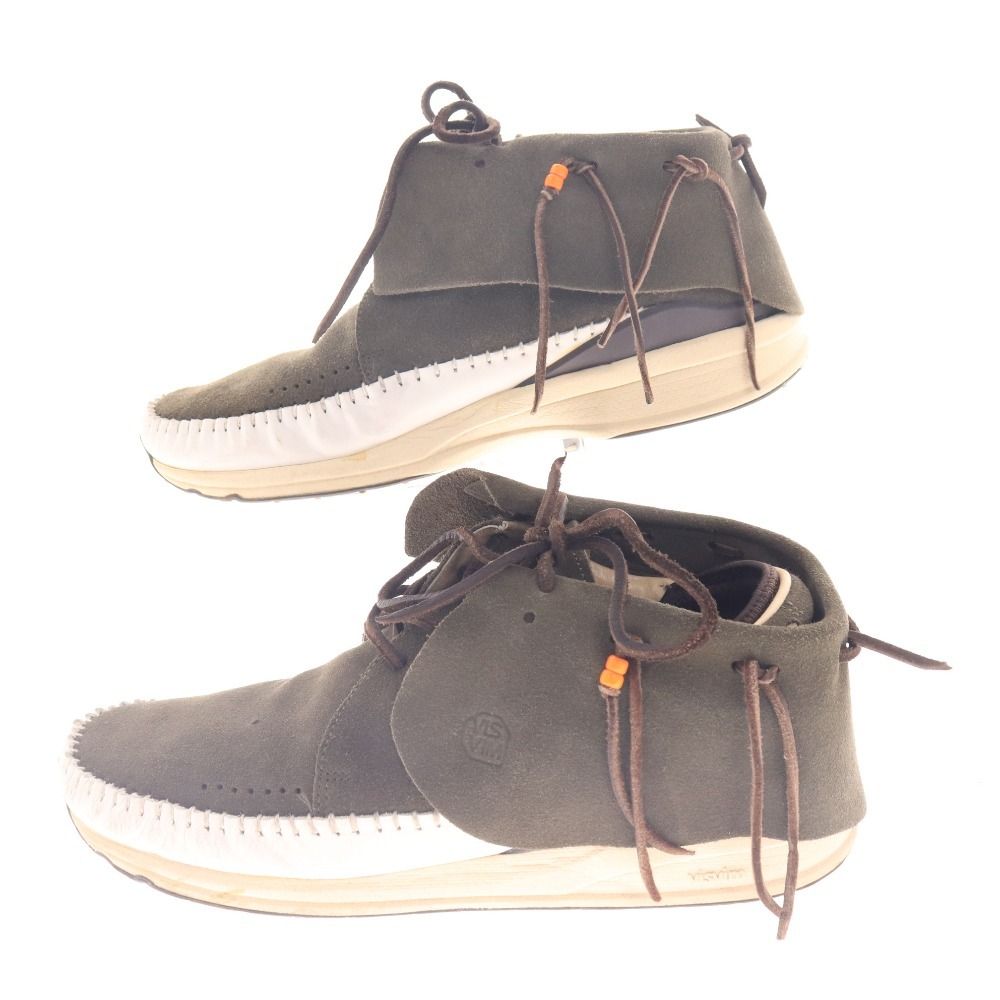 □ visvim ビズヴィム ハイカットスニーカー FBT スエード モカシン 靴