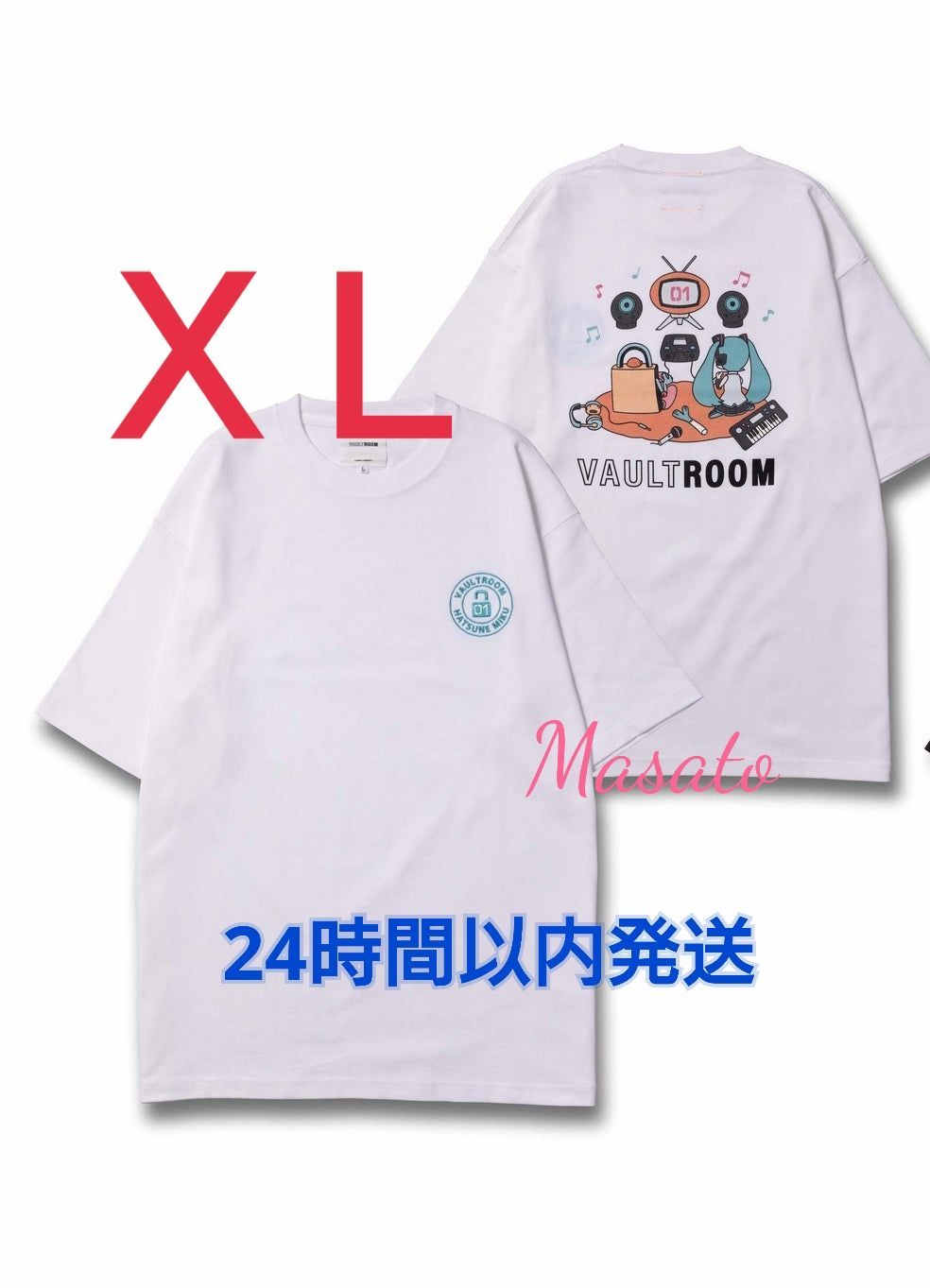 vaultroom ボルトルーム × HATSUNE MIKU 初音ミク Tシャツ XL 新品未