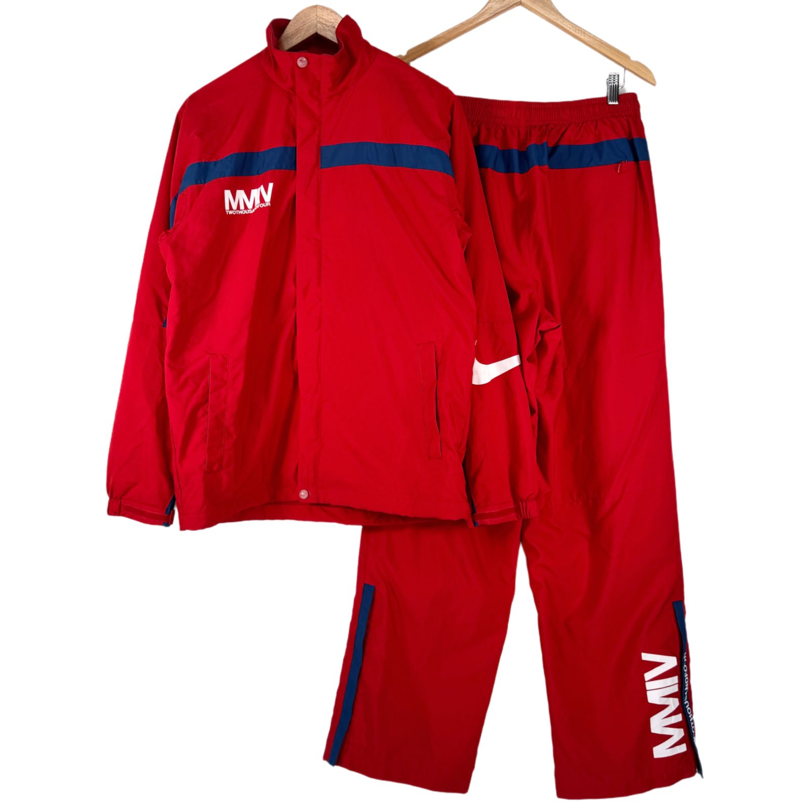 希少 00s NIKE MMIV ジャージ 上下セット Sヴィンテージ ナイキ メンズ ジャージ 上下 ネイビー サイズ L 希少 00s NIKE MMIV