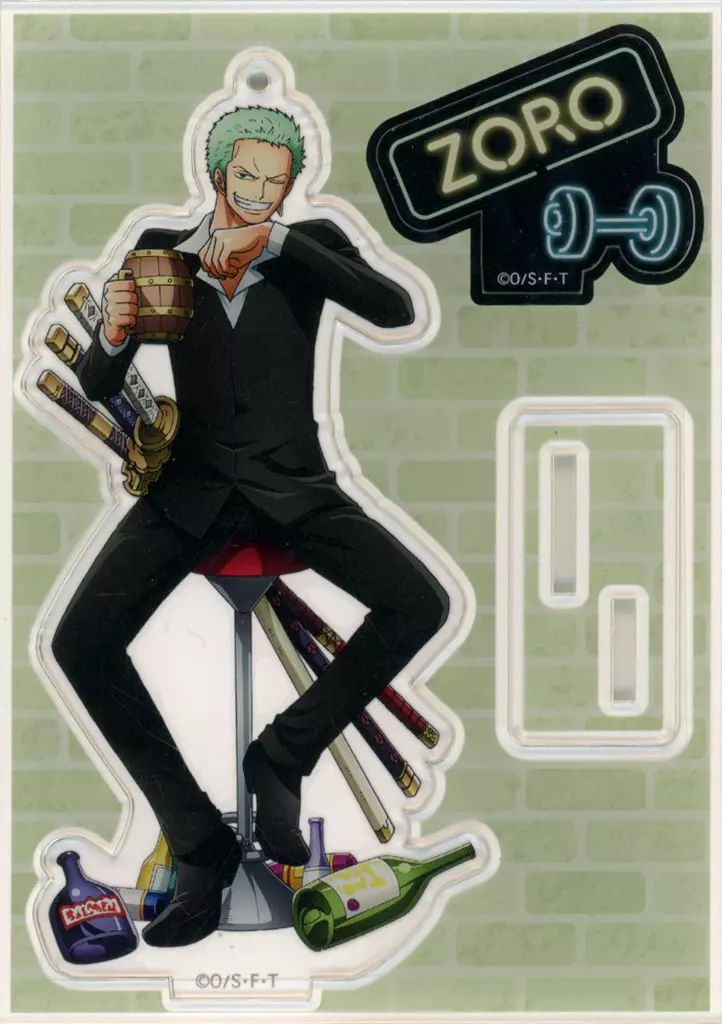 中古】雑貨 ロロノア・ゾロ アクリルスタンドキーチェーン