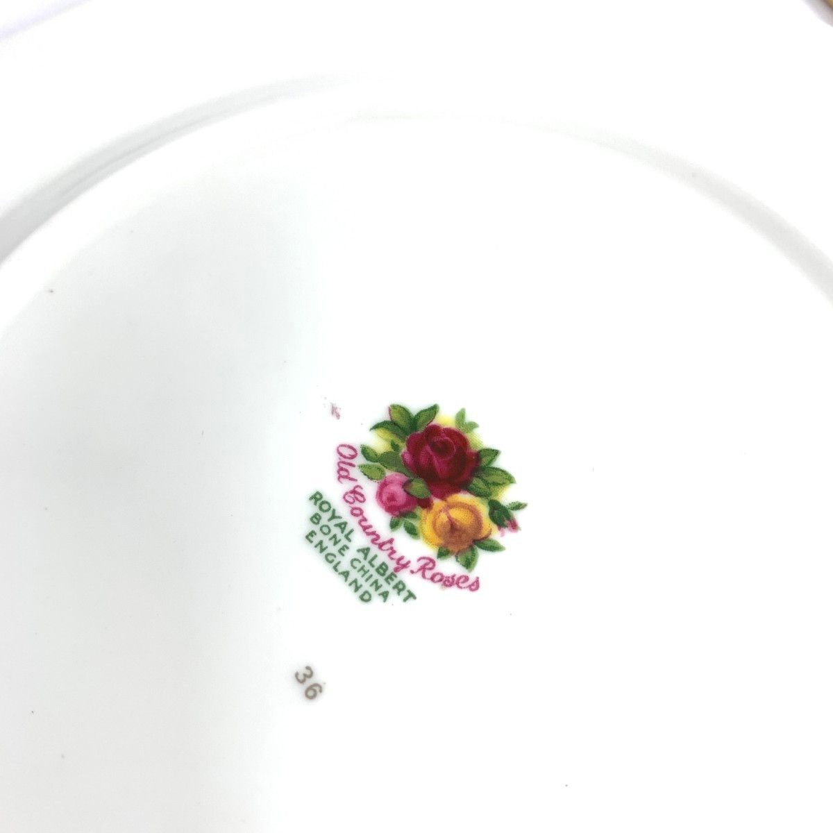 ロイヤルアルバート オールドカントリーローズ プレート 6枚セット 18cm ホワイト 240001135571