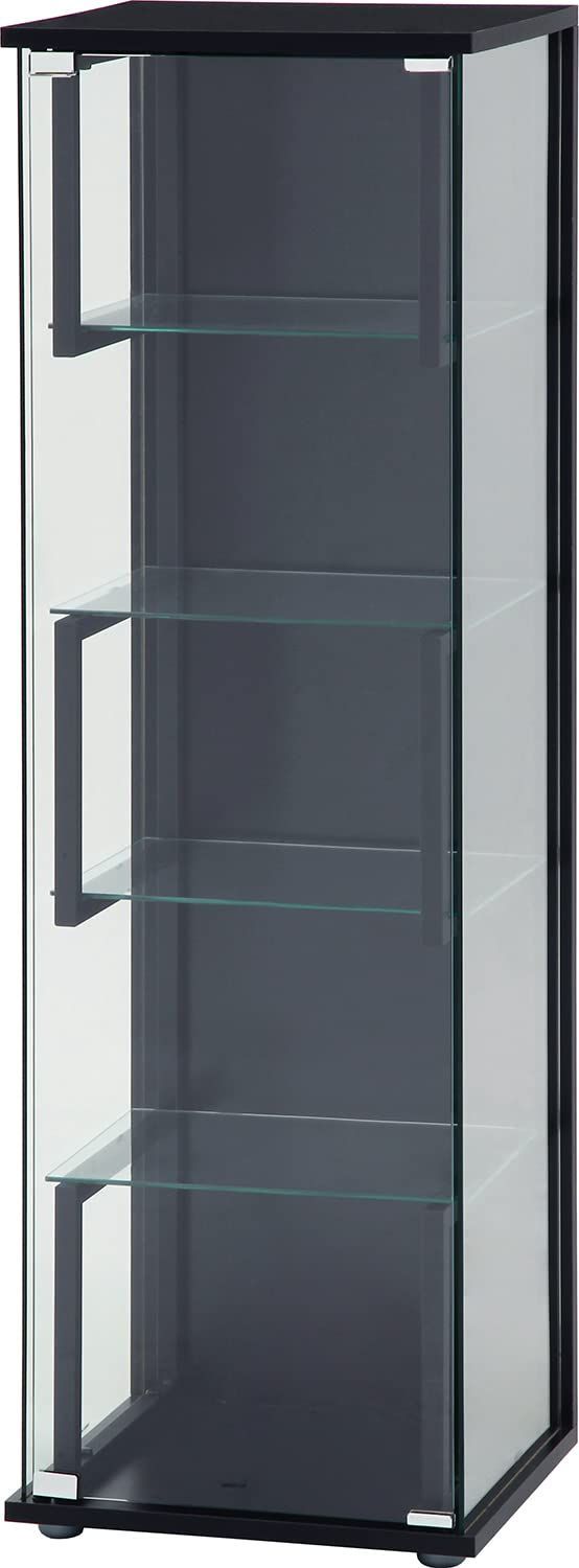 72807 エスフレーム 組立商品 スチールフレーム ブラック 幅42.5×奥行37×高さ138cm 5段 フィギュアケース ケース Legras レグラス