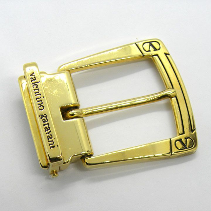 Valentino Garavani VALENTINO GARAVANI Buckle Gold Mens Belts Male Apparel Brand [Used] [Nekopos Delivery]