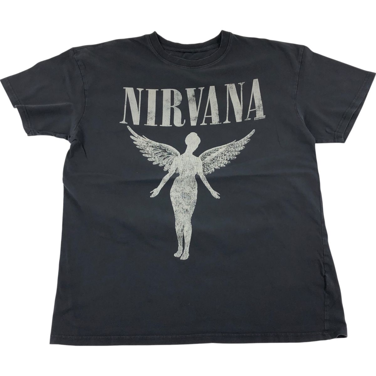 古着 NIRVANA ニルヴァーナ バンドTシャツ バンT メンズL相当|eaa539226