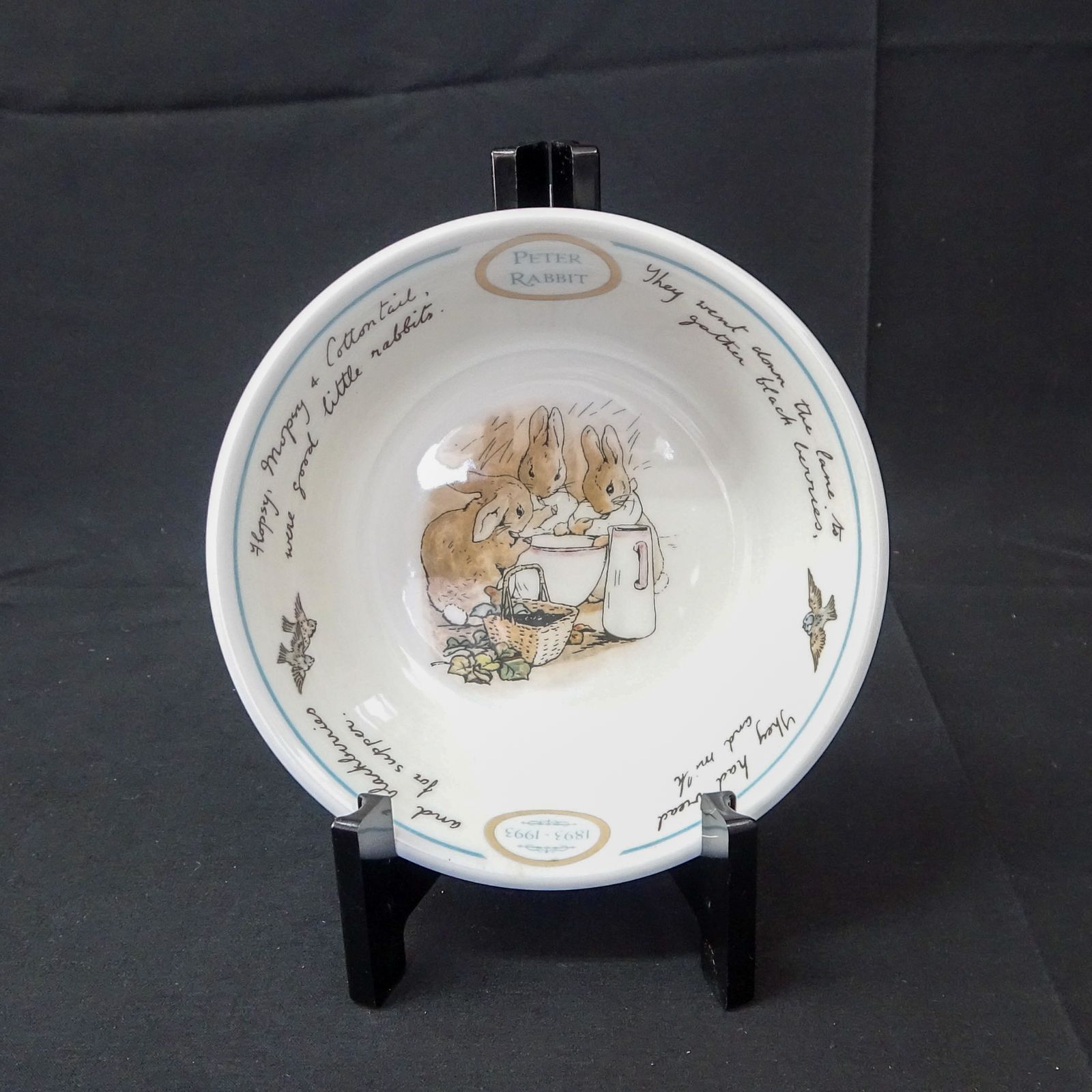 WEDGWOOD ウェッジウッド 食器セット 3点セット ピーターラビット 小皿1点　スープ皿1点　マグカップ1点 