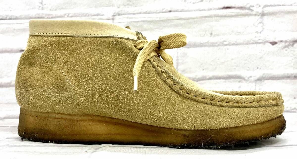 《未使用品》Clarks クラークス ワラビー ブーツ ベージュ UK5 1/2 Clarks / クラークス / ワラビーブーツ / ベージュ / UK5 1/2 / 500691