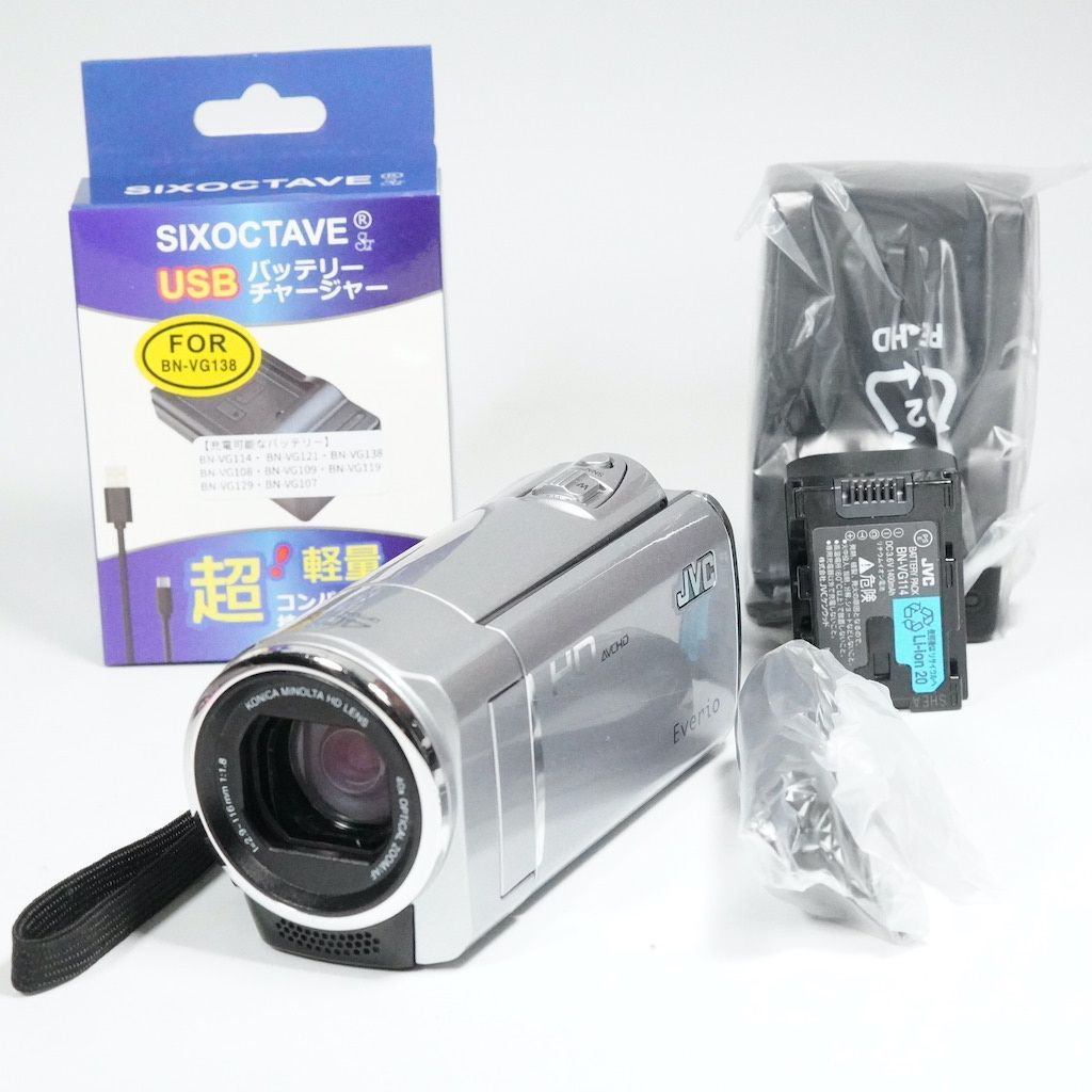 JVC Victor Everio GZ-HM450-S シルバー 動作OK 返金保証 /1761