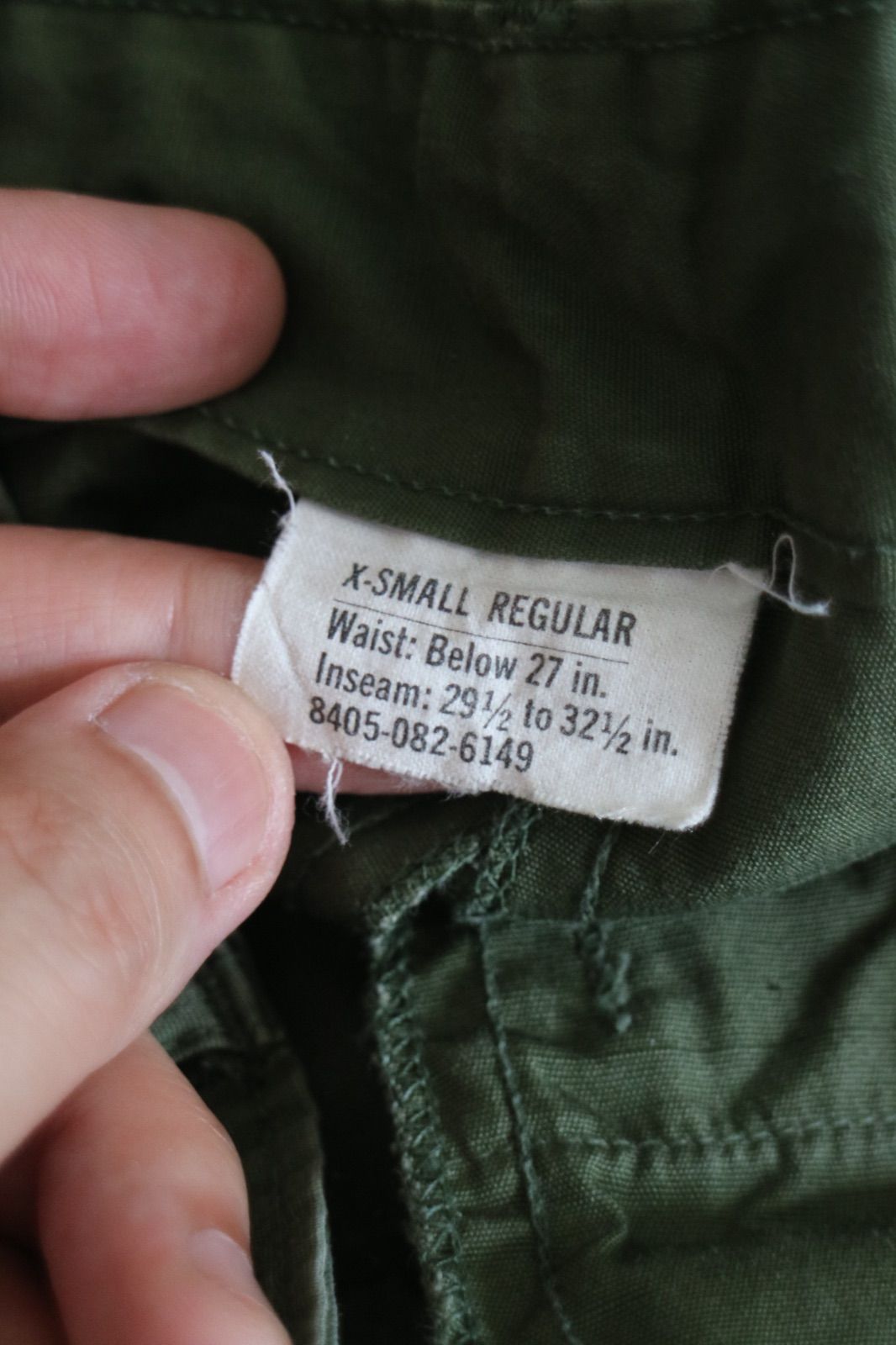 JUNGLE FATIGUE PANTS M-R ヴィンテージ 米軍実物 JUNGLE FATIGUE PANTS M-R ヴィンテージ 米軍実物