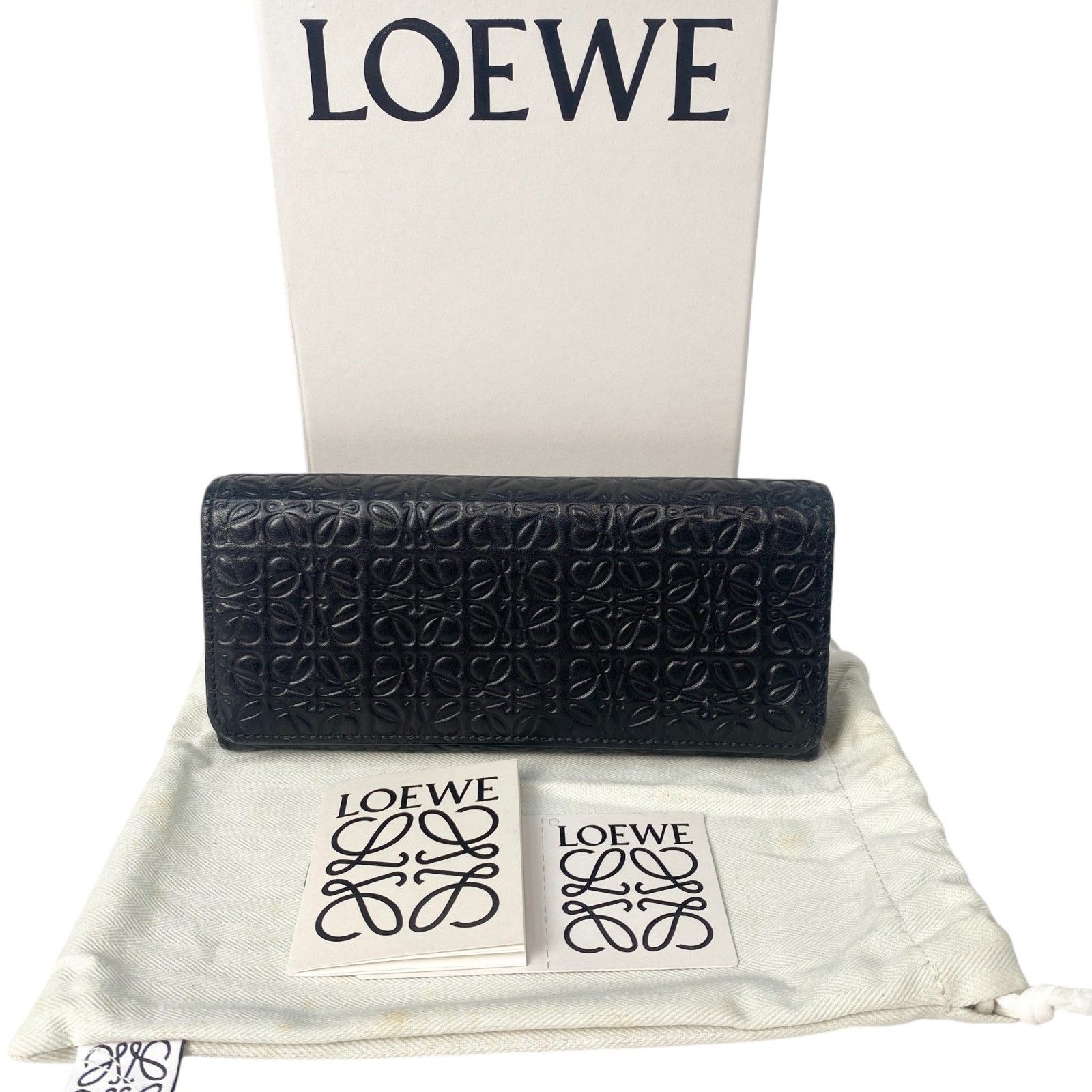 ロエベ LOEWE リピートアナログ ロングウォレット 長財布