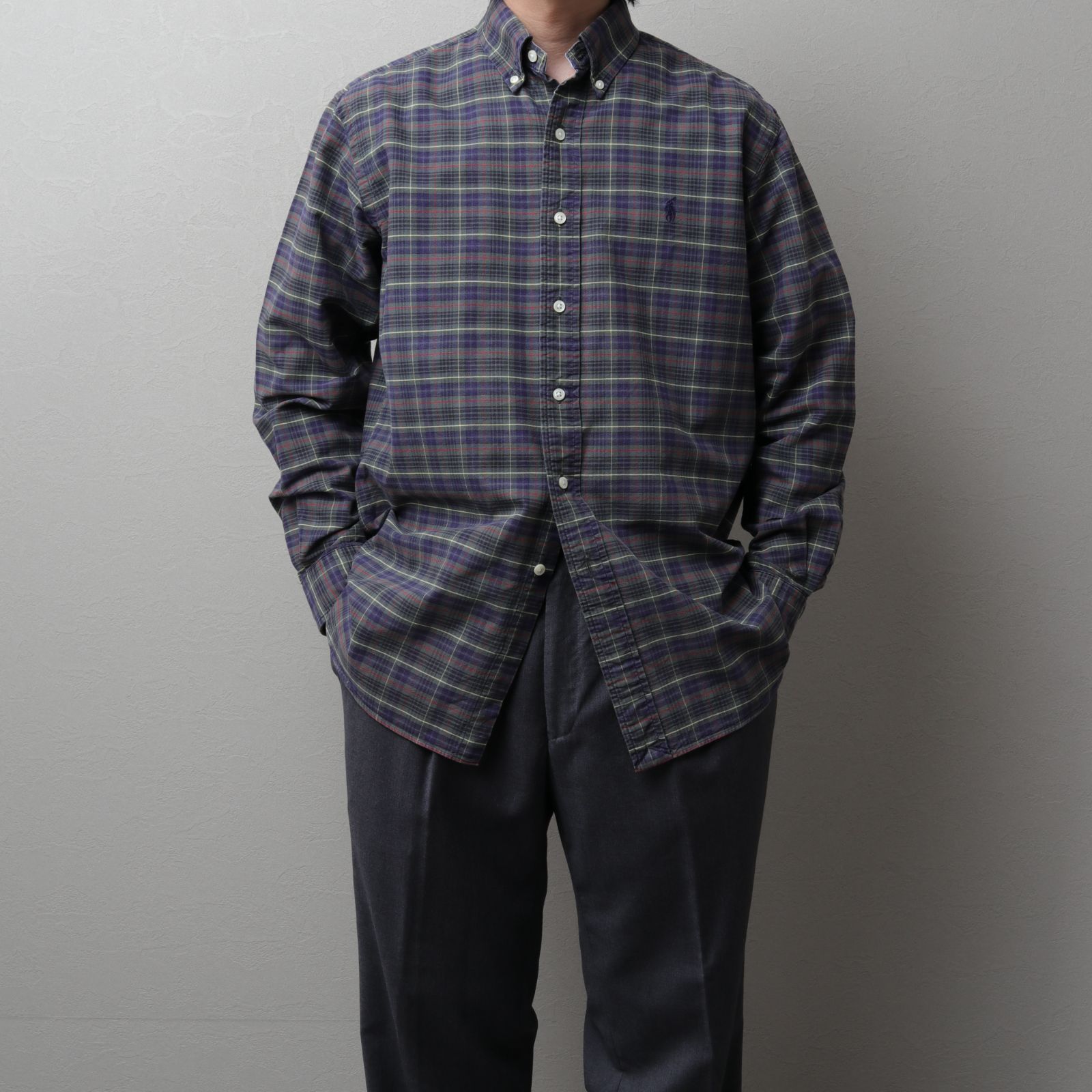 Ralph Lauren Plaid B.D Shirt classic fit m 131132