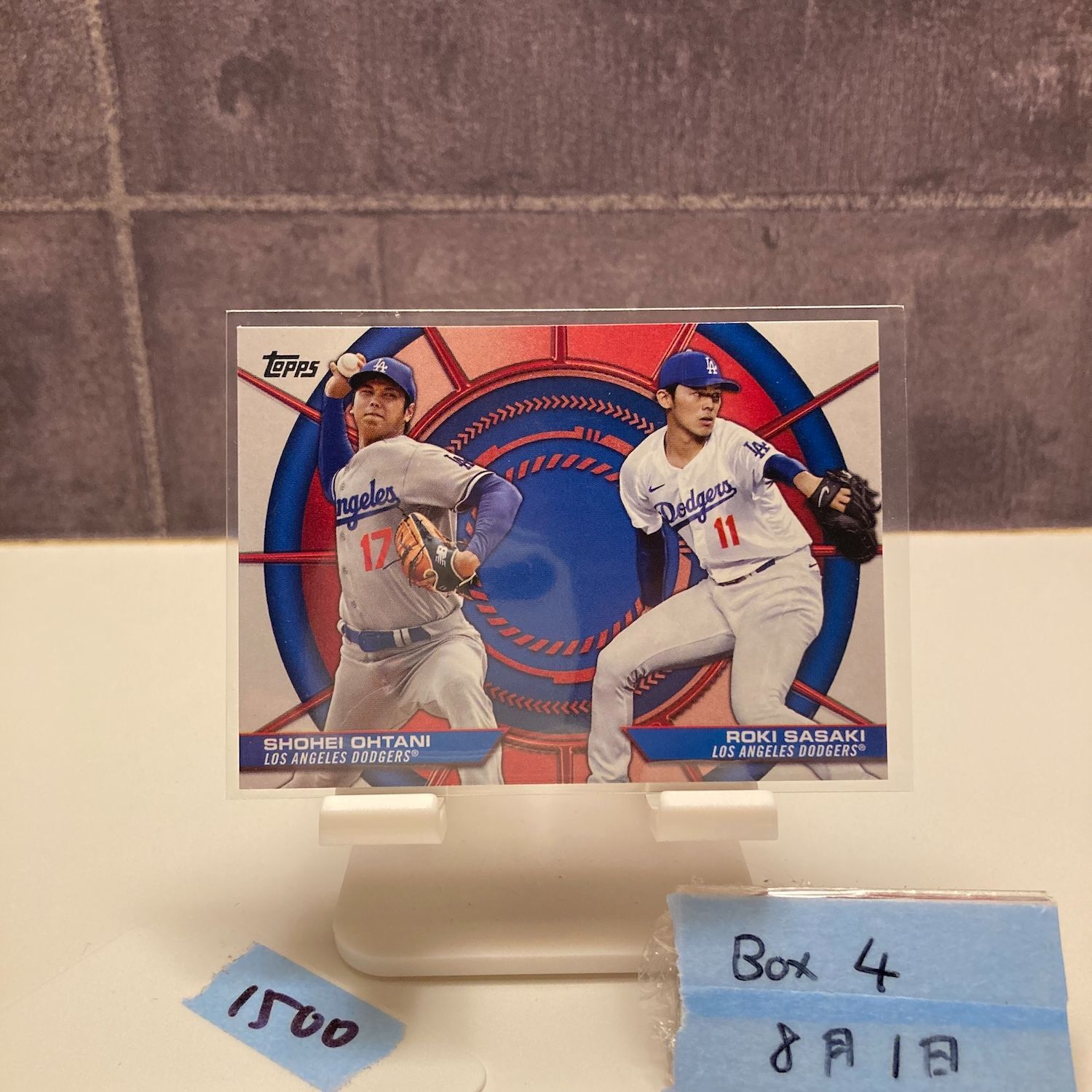 2025 Topps 大谷翔平 佐々木朗希 Los Angeles Dodgers Duo カード 