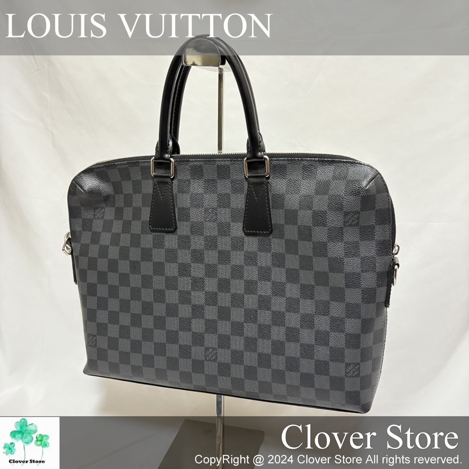 価格交渉お気軽にどうぞ 上 Sランク LOUIS VUITTON ルイ ヴィトン ダミエグラフィット ポルトドキュマン ジュール N48224