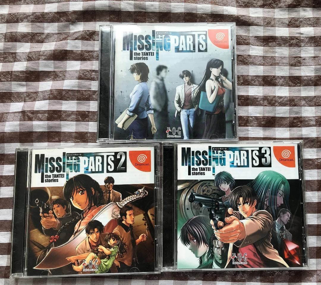 DC ミッシングパーツ ザ 探偵ストーリーズ 1 2 3 セット 全て帯付き MISSING PARTS the TANTEI STORIES