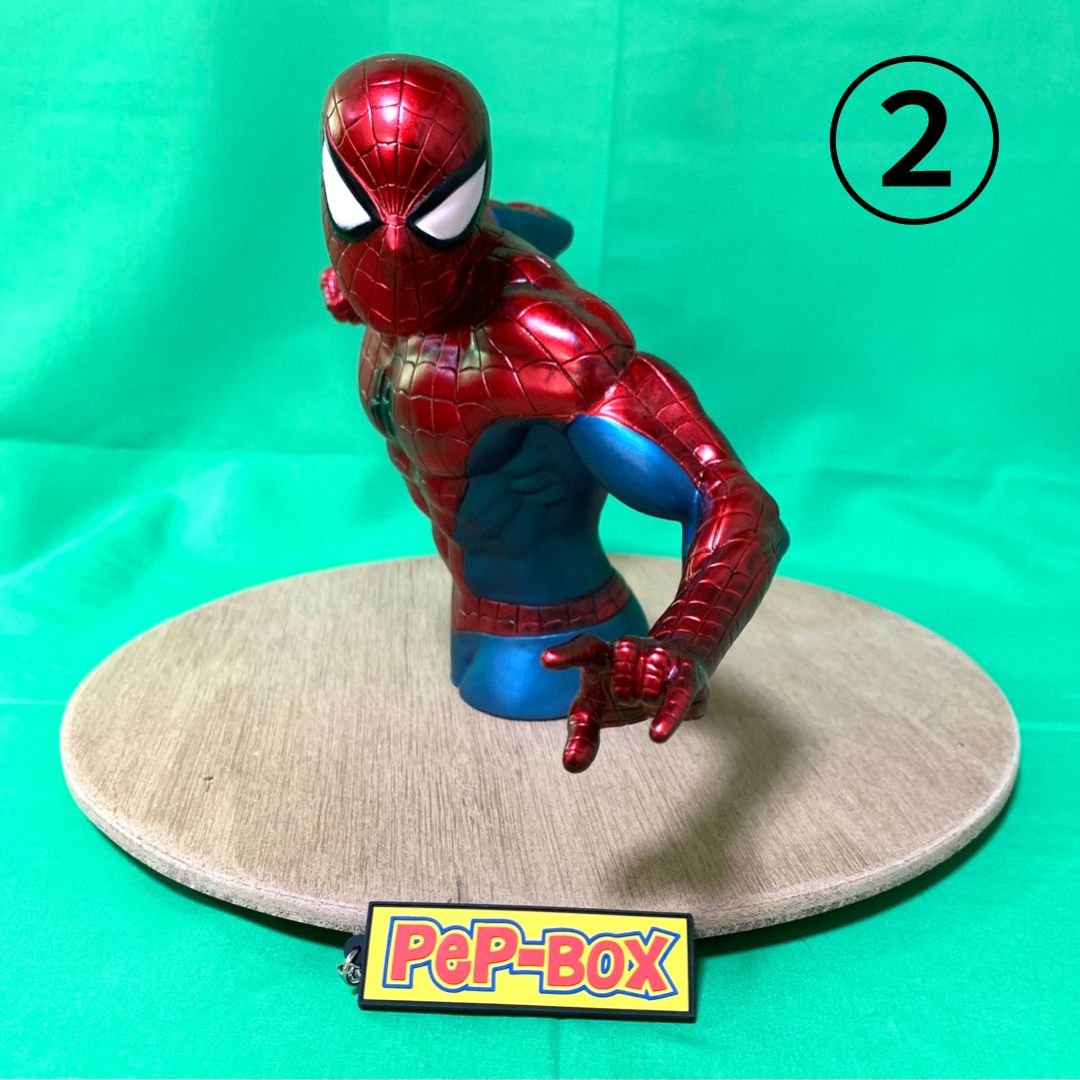 スパイダーマン マーべル フィギュア 貯金箱 - アメコミ