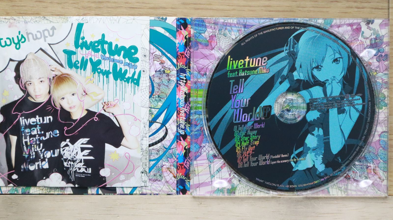 国内盤CD☆livetune feat.初音ミク/□ Tell Your World EP【通常