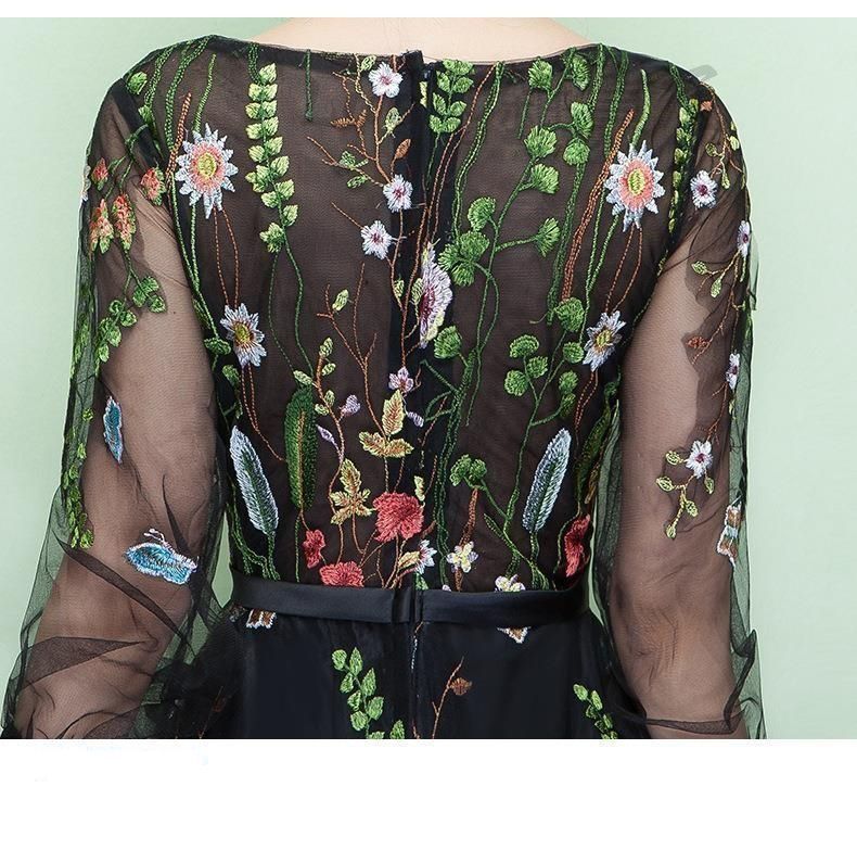 東京スタイル　LEPORTE　レポルテ　☆　グレー系花柄刺繍入り　シルク混ブラウス　11 TOKYO STYLE LEPORTEレポルテ プリーツロングスカート S | Shop at