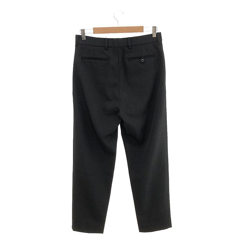 ATON BACK SATIN BASIC PANTS ウール スラックス 22／FW】BACK SATIN ｜ ベーシックパンツ