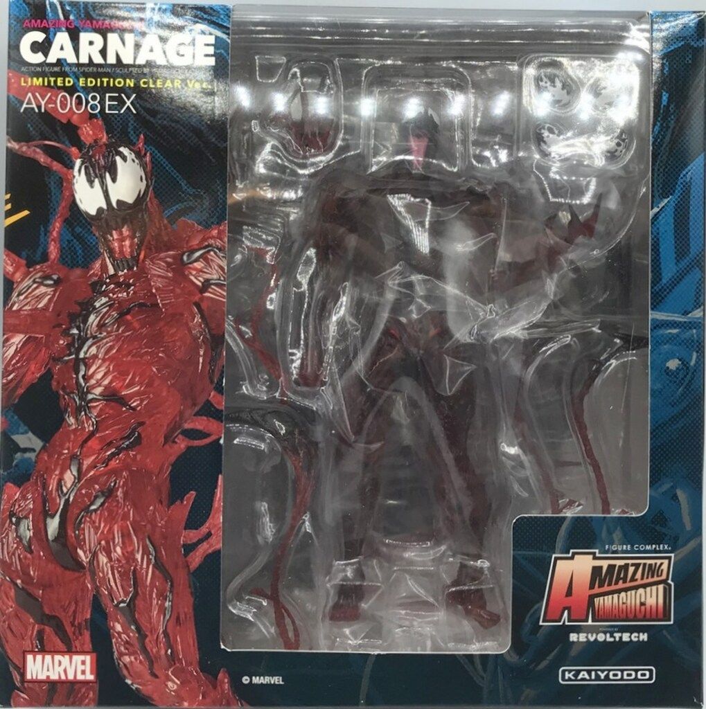海洋堂 MARVEL AMAZING YAMAGUCHI CARNAGE LIMITED EDITION CLEAR Ver