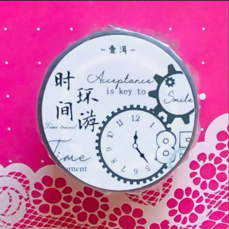 PET 5.5cm×6m 时光游轮 海外マスキングテープ