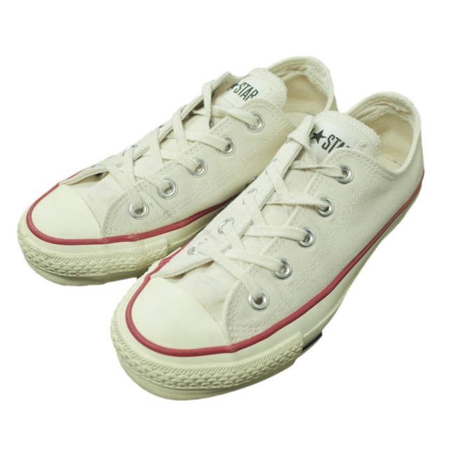 CONVERSE コンバース 日本製 CANVAS ALL STAR J OX キャンバスオールスター ジャパン オックス 6UH01 US4(23cm)  ホワイト ローカット MADE IN JAPAN スニーカー シューズ g6649 - メルカリ