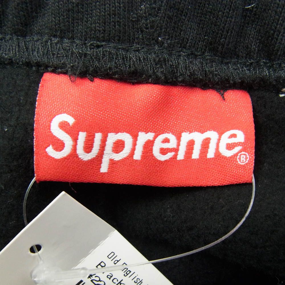 シュプリーム 21SS オールドイングリッシュフーディ パンツ セットアップ Supreme Old English Wrap パーカーパンツ セットアップ
